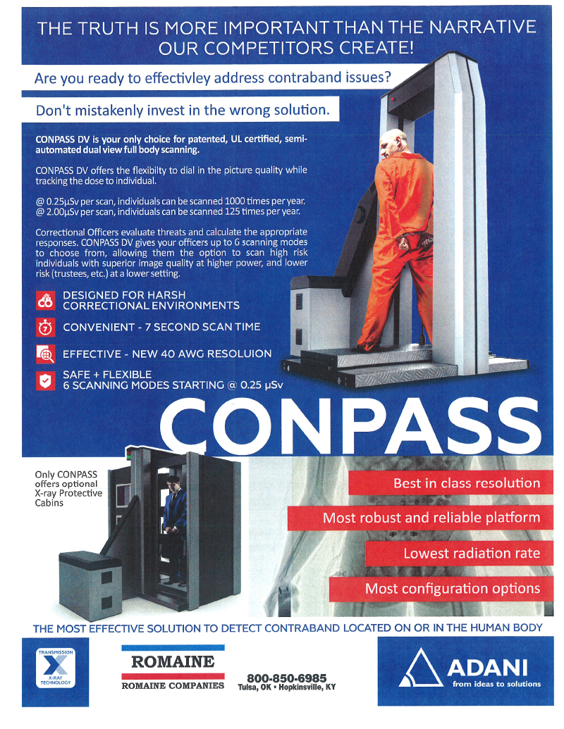 CONPASS SMART DV · Prison security solution: x-ray full body